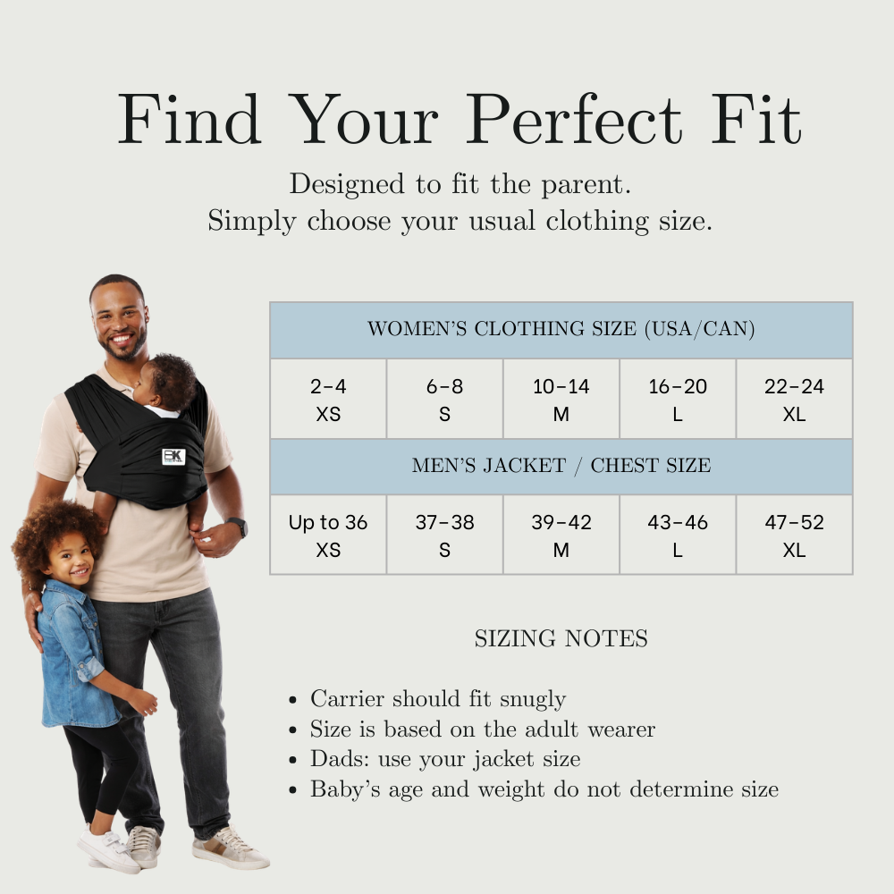 Baby K'tan Breeze Baby Carrier | Charcoal