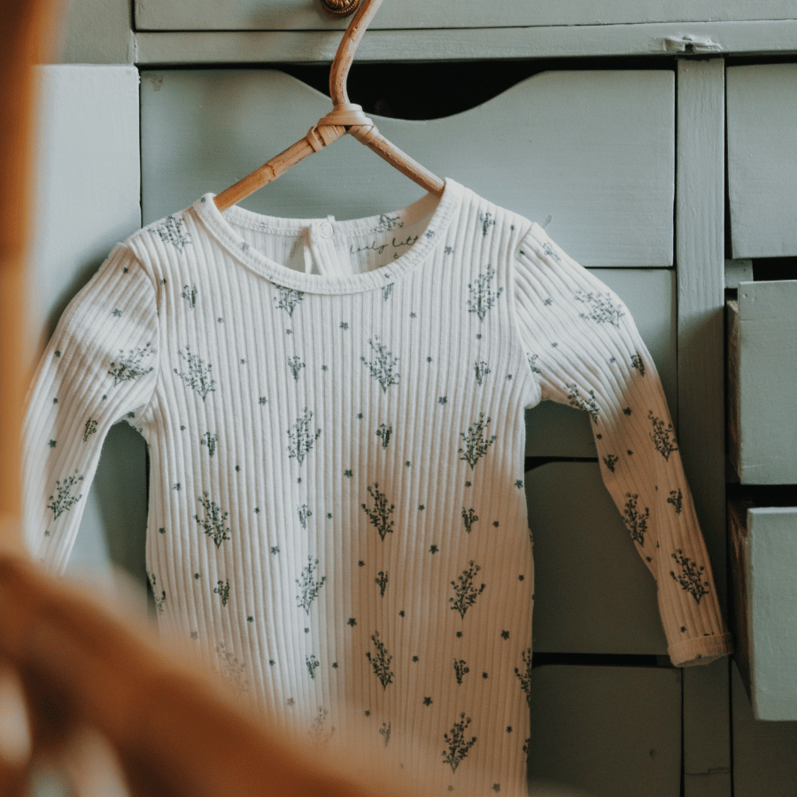 The Printed Long Sleeve Dress -  Honeybunch