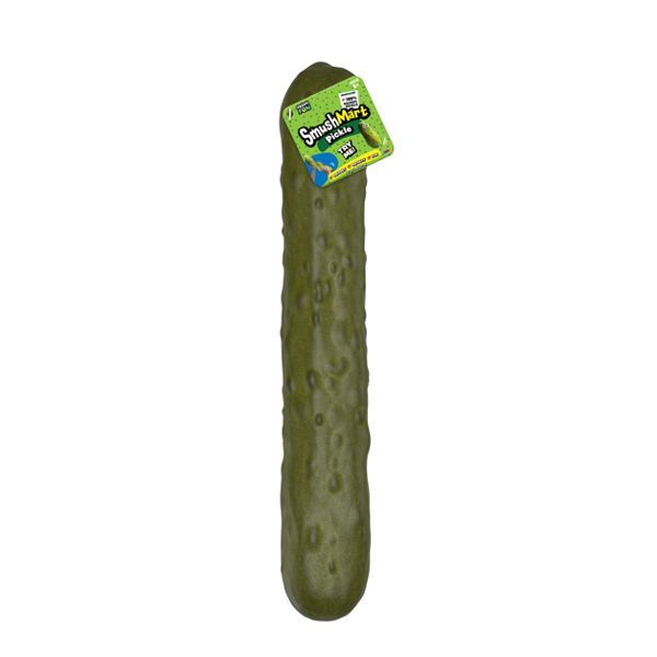 Giant Pickle Squishy 15" – RMS SmushMart™ Slow-Rise Fidget Toy