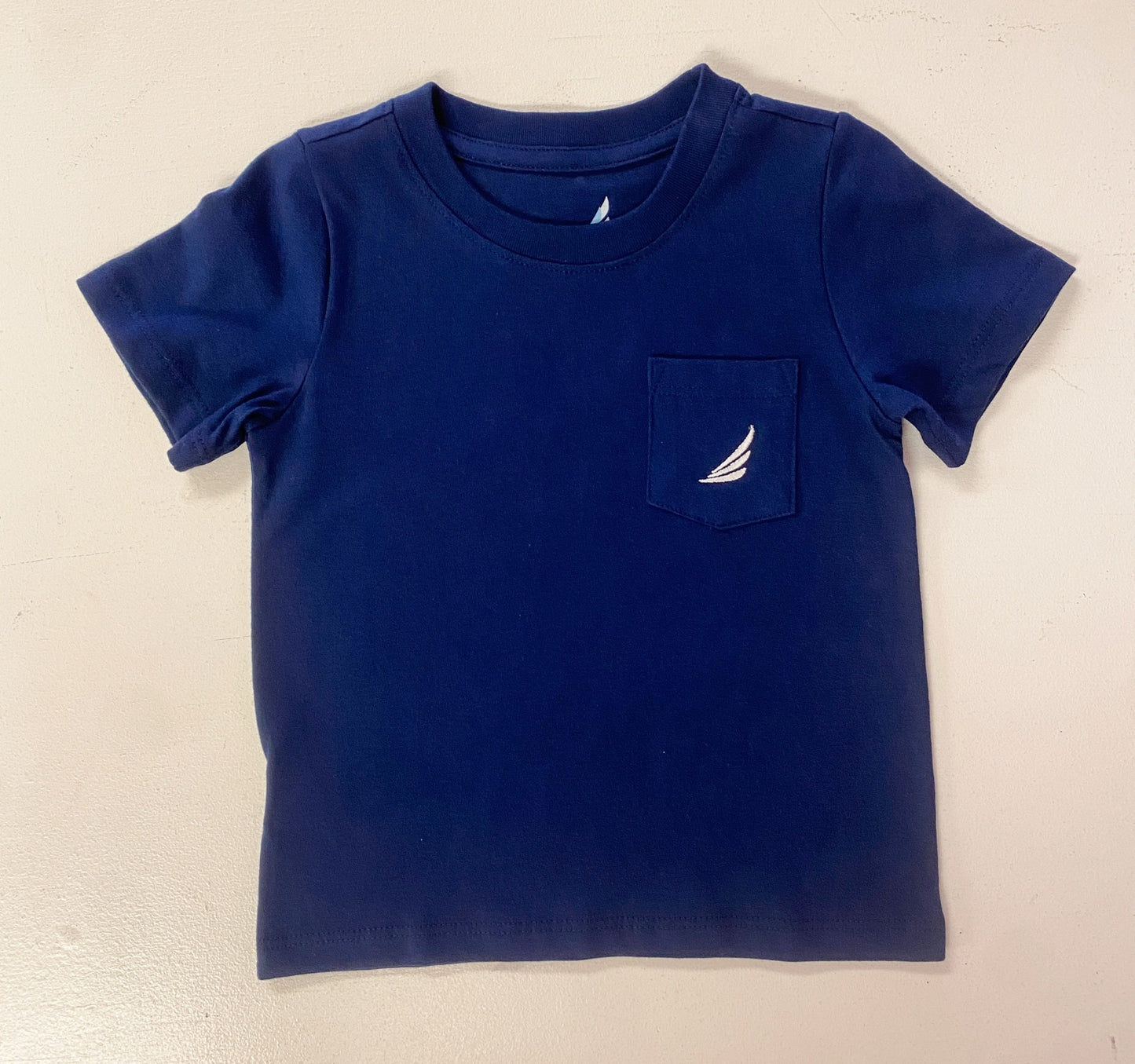Boys Navy Patriotic Baseball Stars Tee