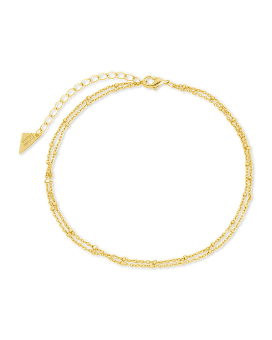 Alison Layered Chain Anklet