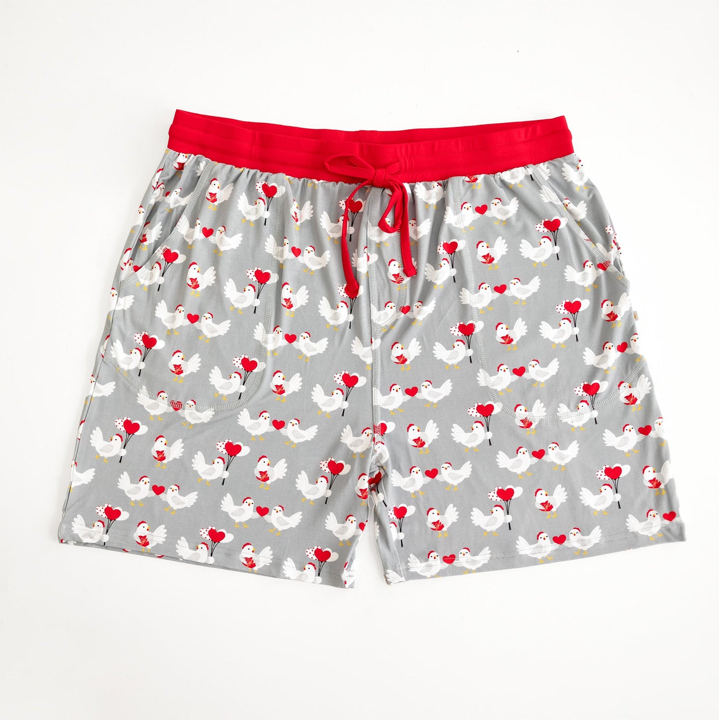 Charming Chickens Grey Dad Shorts