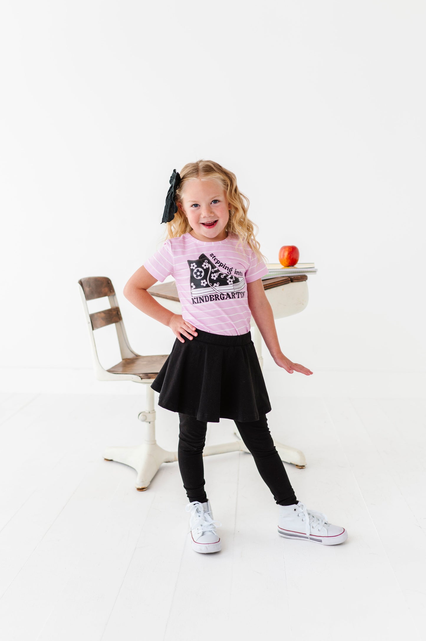GIRLS “Stepping into…” Grade Level Tee (ALL GRADES HERE)
