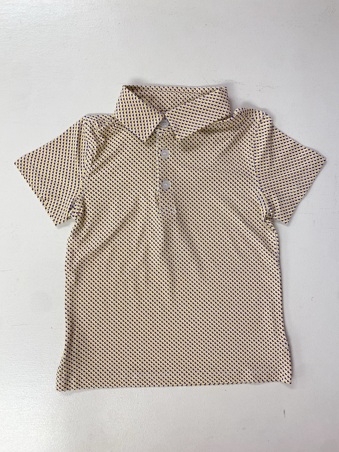 Louisiana State Micro Print Polo – Boys Performance Shirt