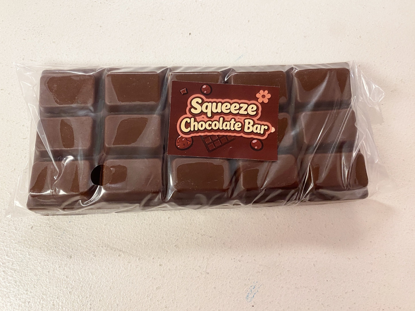 Chocolate Scented Squeeze Chocolate Bar Squishy | Sensory Fidget Toy