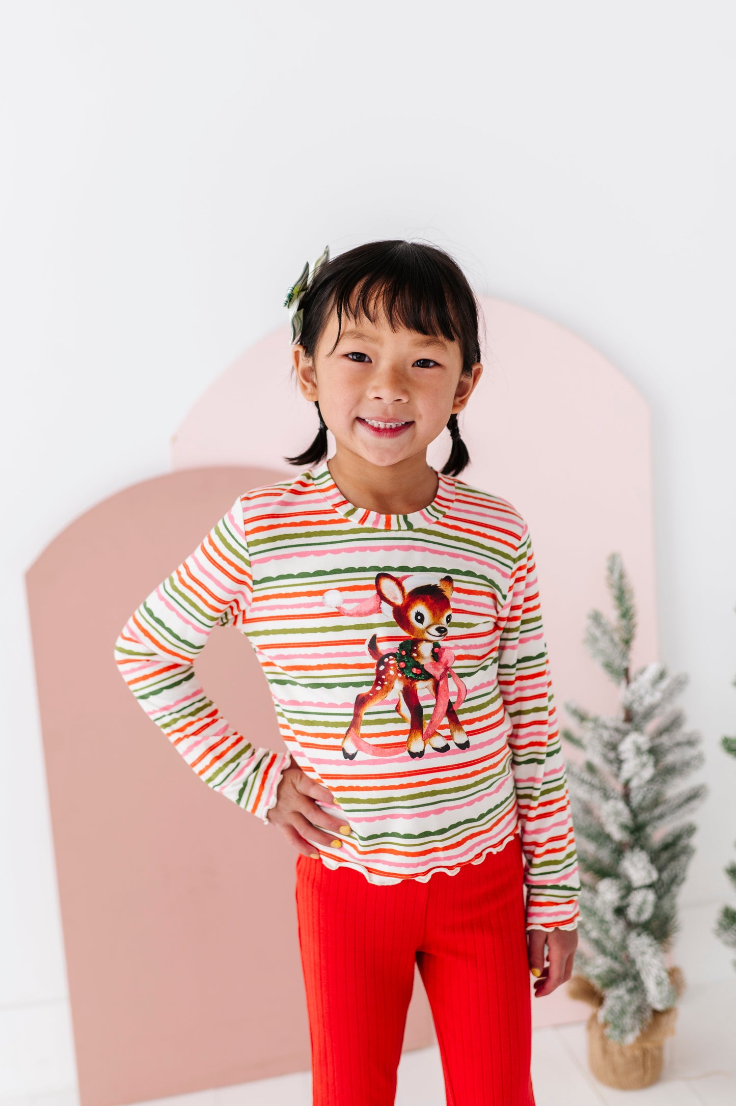 Vintage Reindeer | Bamboo Long Sleeve