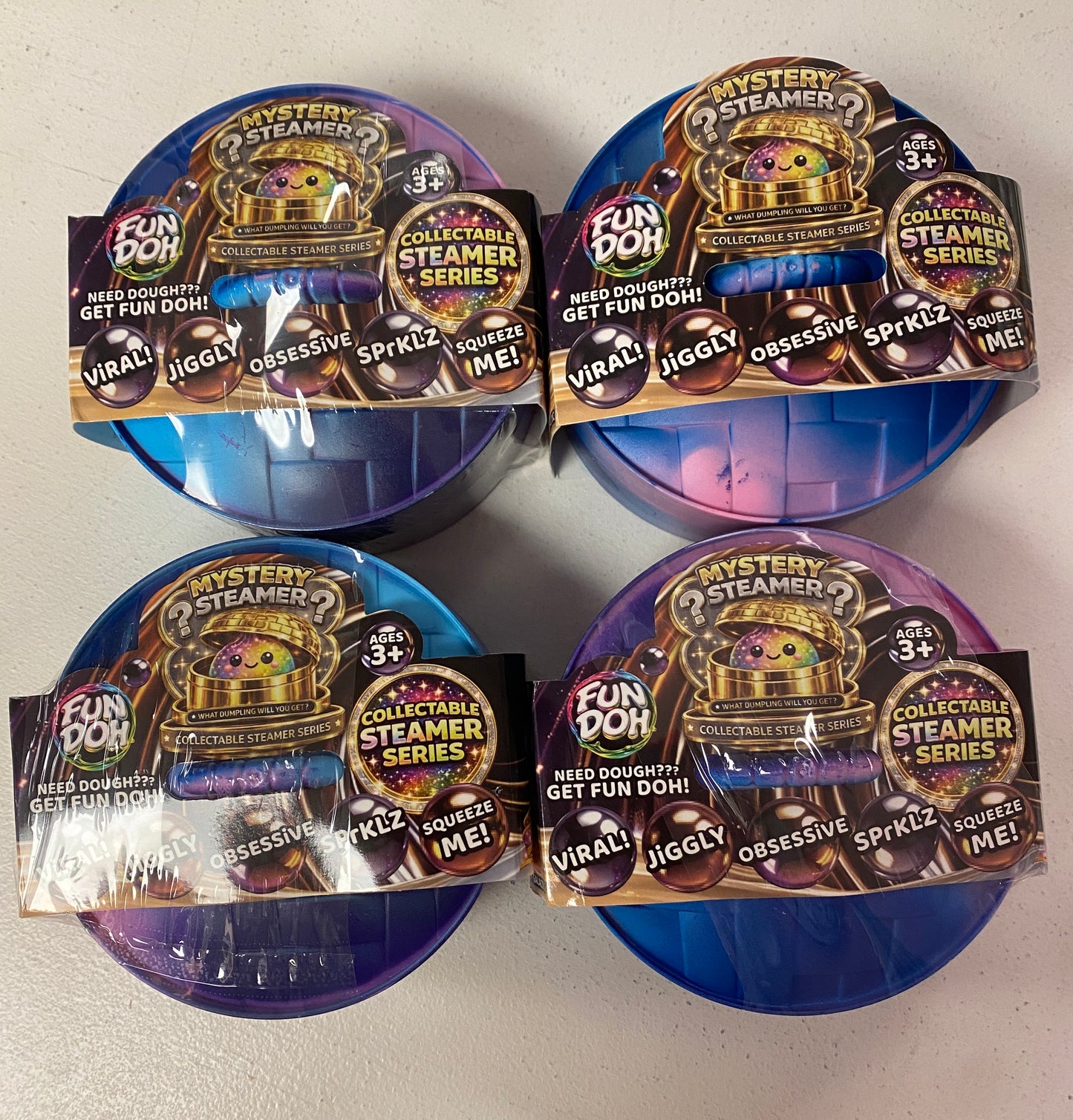 Fun Doh Mystery Dumpling Squishy | Ultra Rare Collectible Sensory Fidget Toy