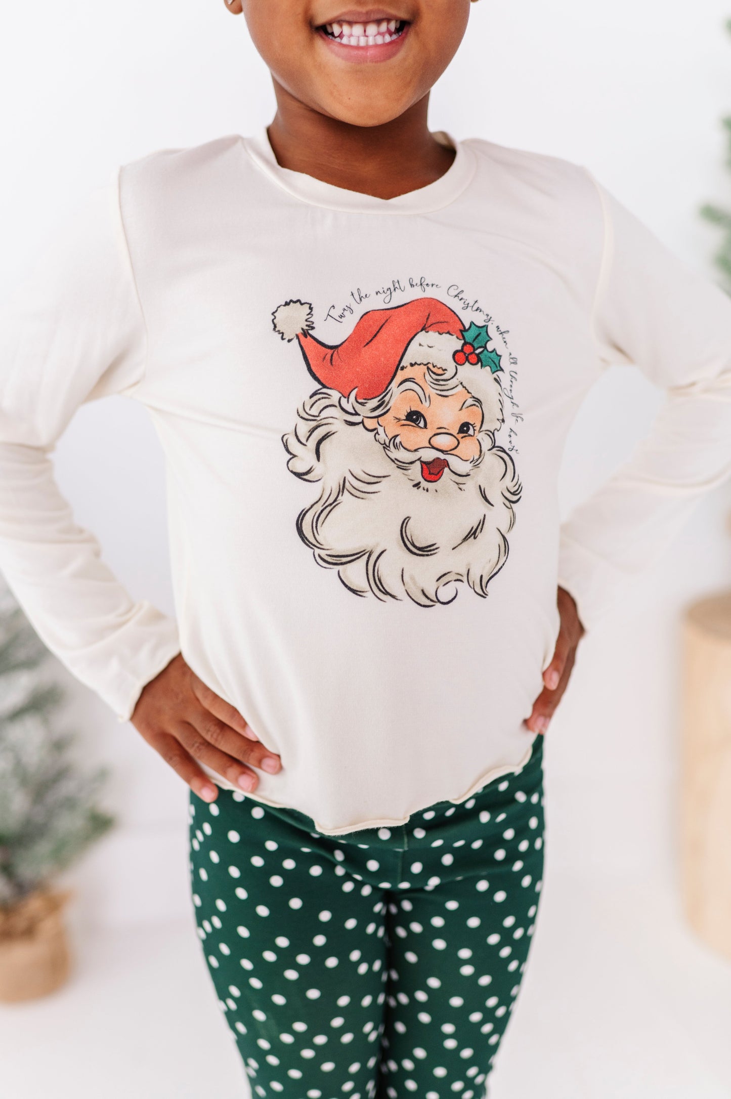 Jolly Santa | Bamboo Long Sleeve