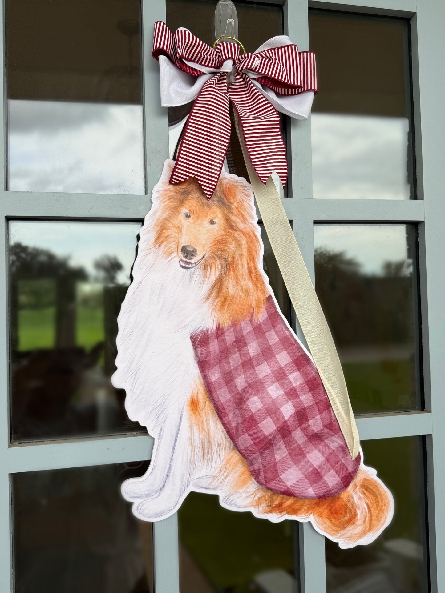 Collie Door Hanger