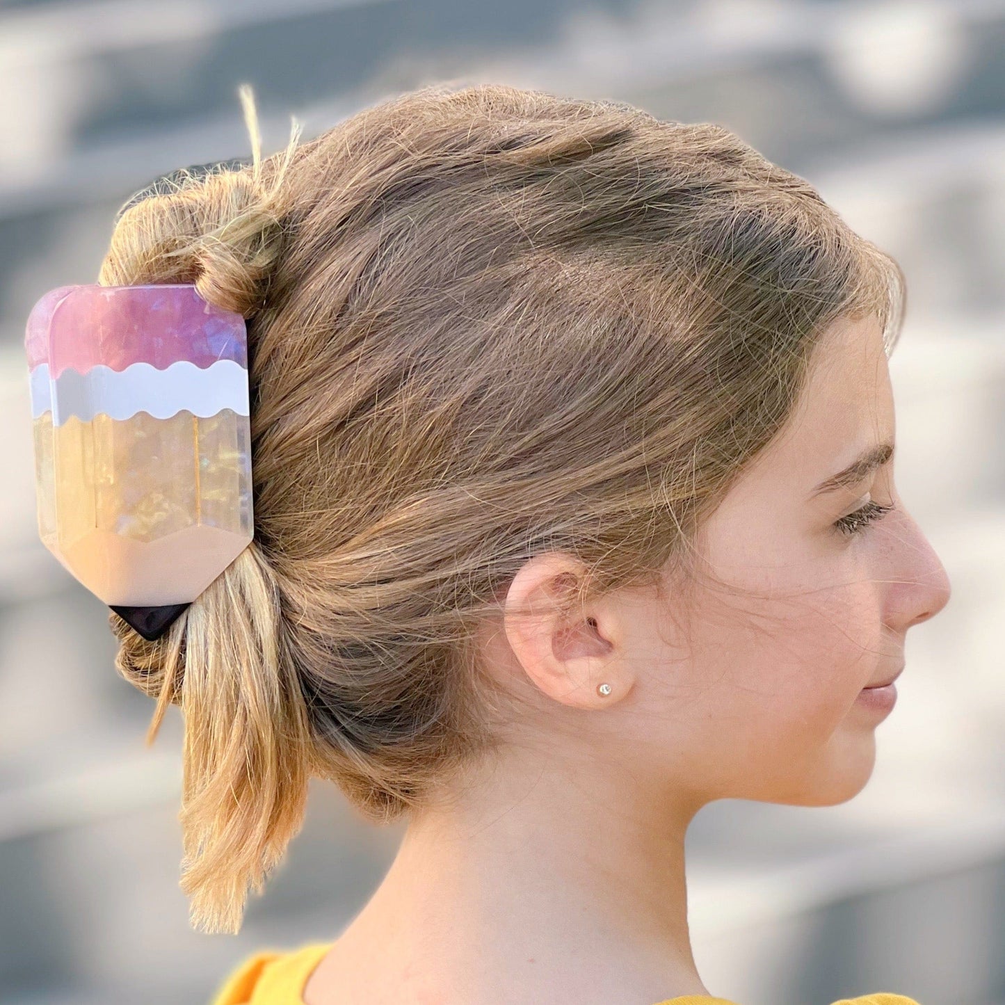 Pencil Hair Claw Clip