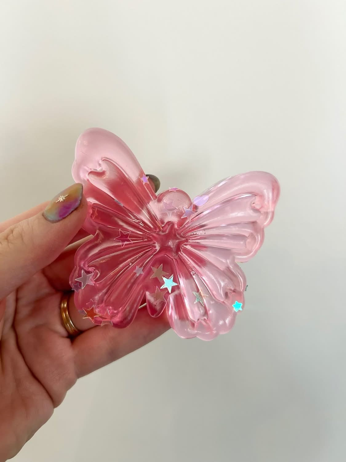 Butterfly Glitter Squishy Sensory Toy | Pink & Purple Fidget Stress Relief Toy for Kids | The Prissy Pelican Boutique Bossier City LA