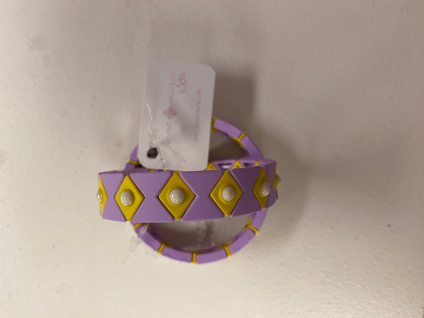 Purple and Yellow Bracelets