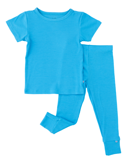 Aquarius Ribbed 2-Piece Pajamas