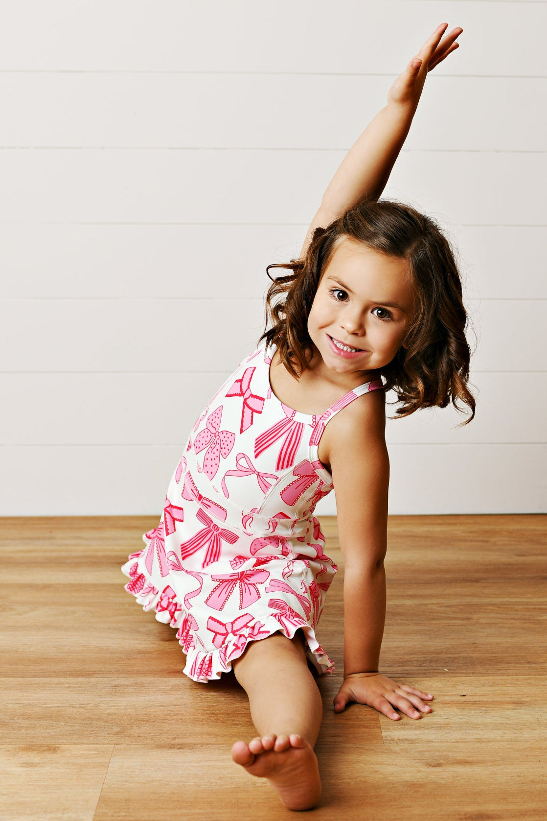 Active Pink Bow Dress