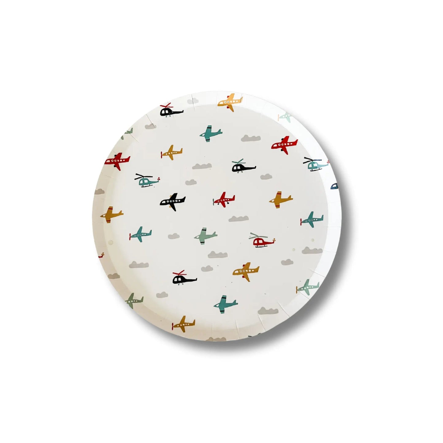 Airplane Dessert Paper Plate (12pcs)