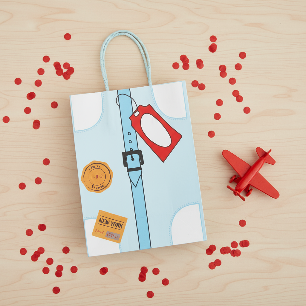 Airplane Birthday Party Supplies Kit – Boys Aviation Party | Plates, Cups, Napkins | Party in a Box