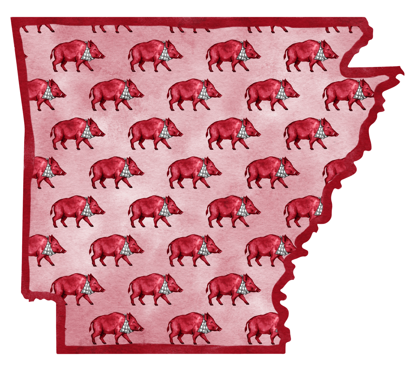 Hog Patterned Door Hanger