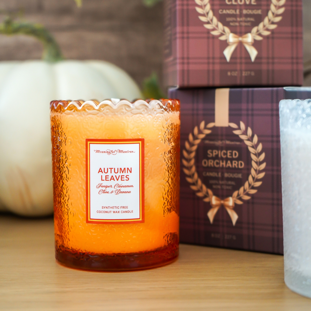 Autumn Leaves Natural Candle 8oz Kaia Collection