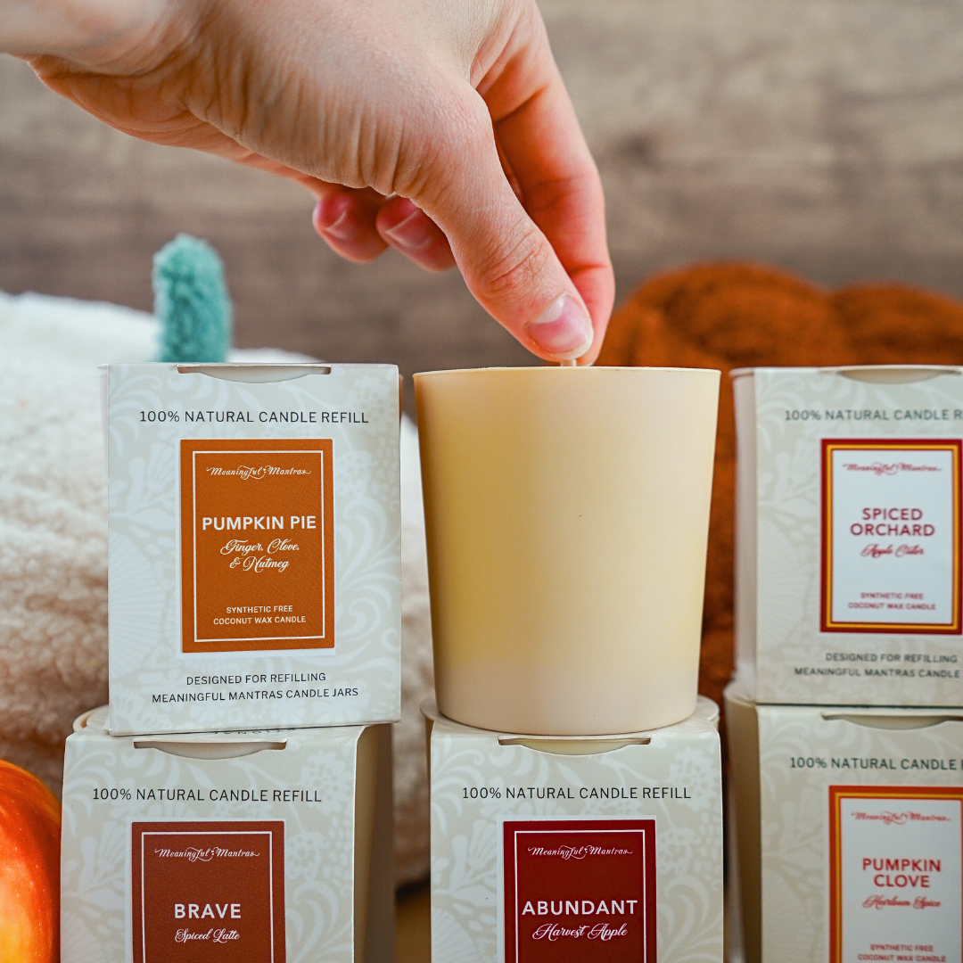 Pumpkin Clove Natural Candle 8oz Kaia Collection Refill