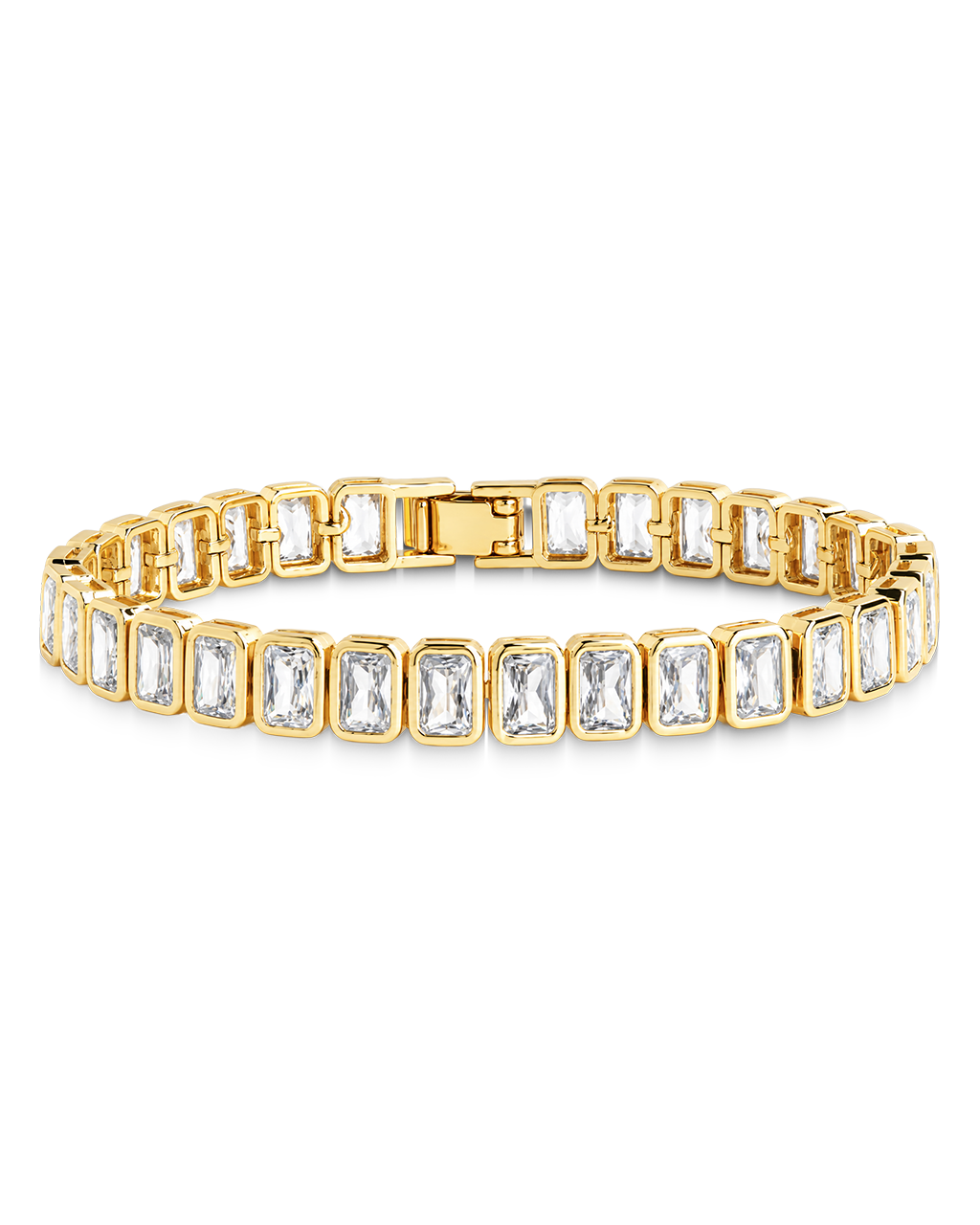 Roxie Bezel CZ Tennis Bracelet