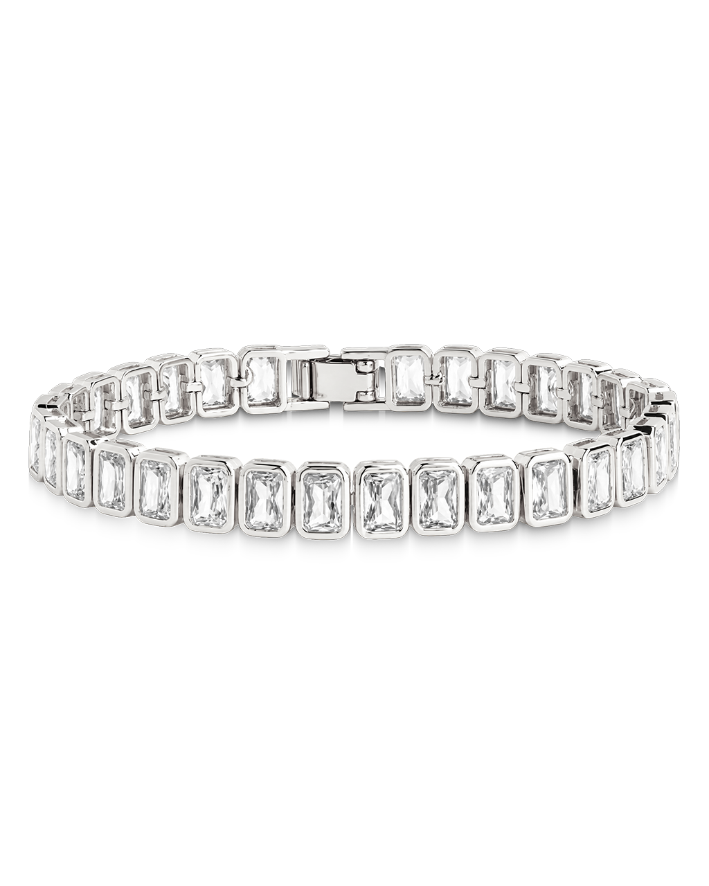 Roxie Bezel CZ Tennis Bracelet
