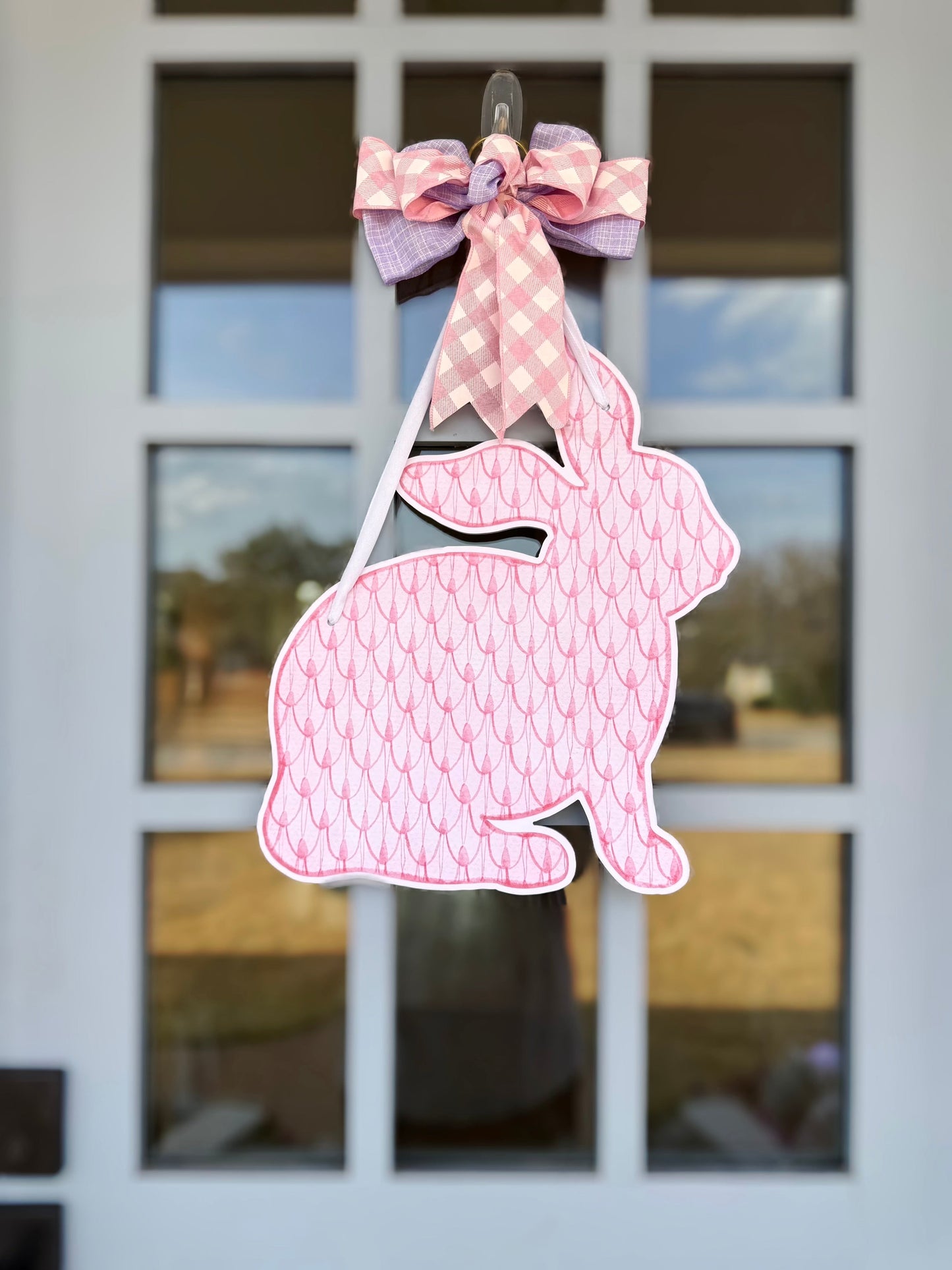 Heirloom Bunny Reversible Door Hanger