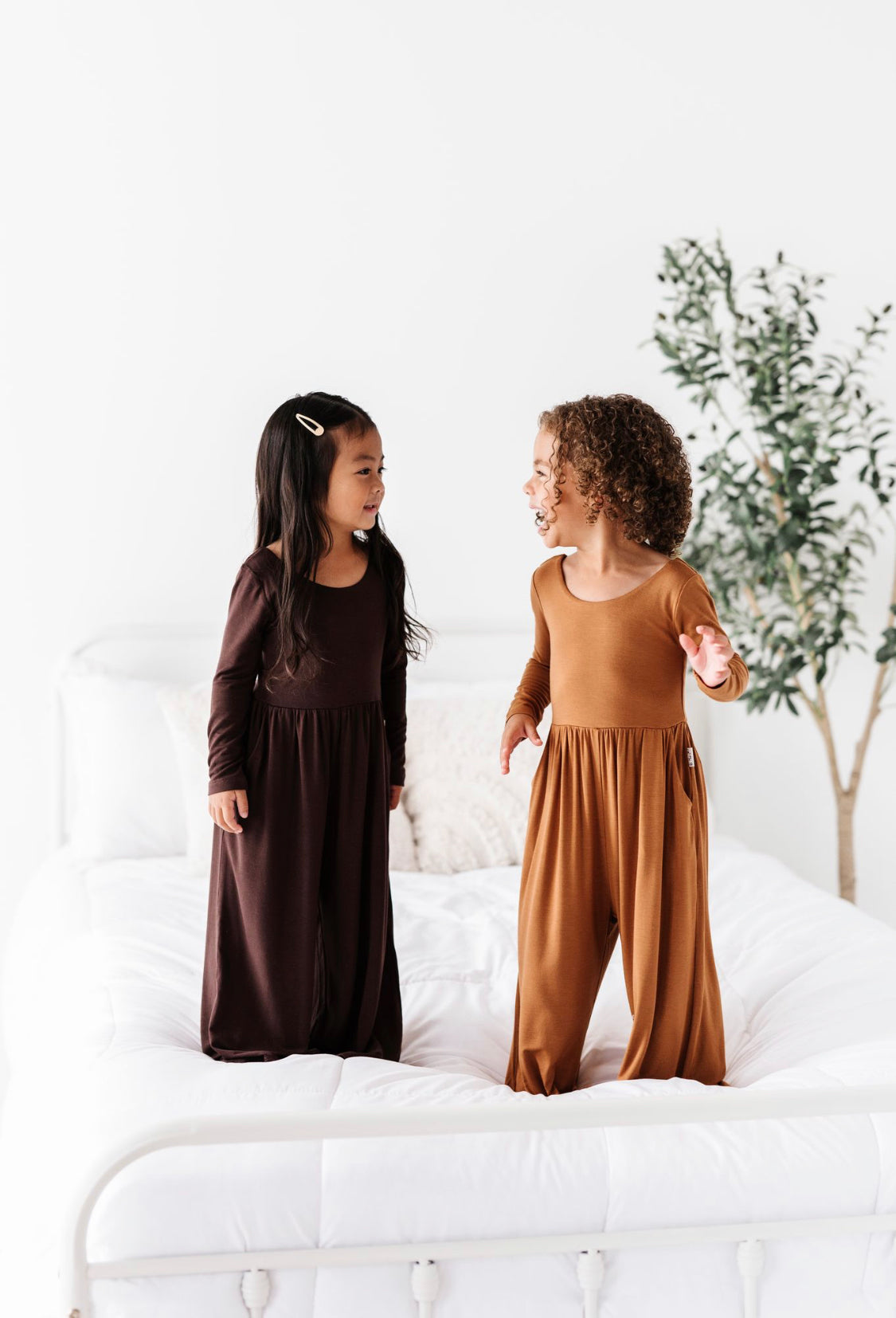 Cinnamon Neutrals Wide Leg Romper