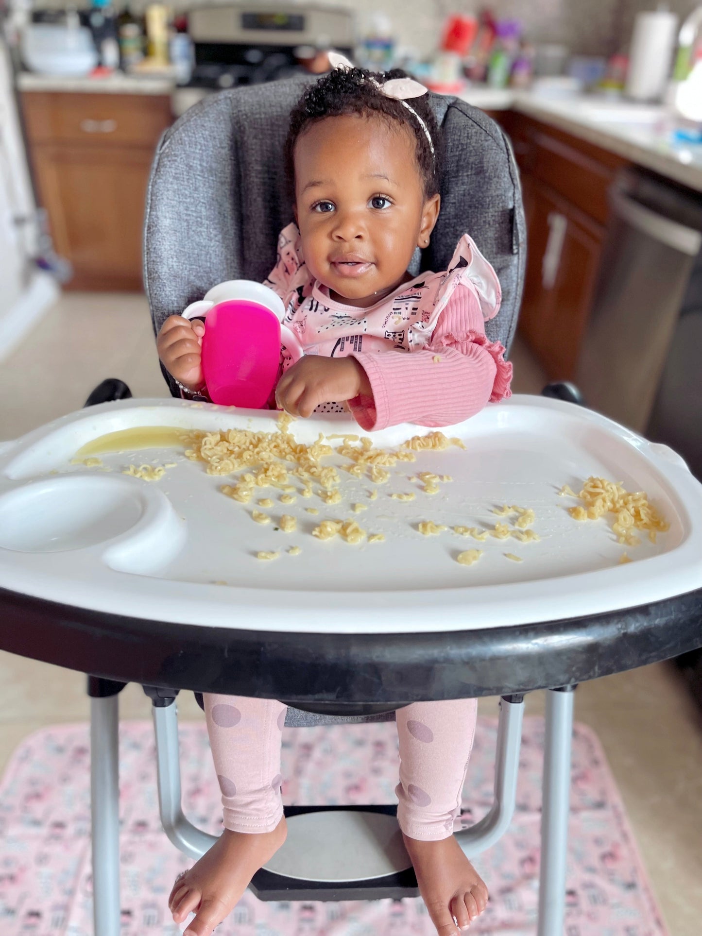 Kitty Splash Mat - A Waterproof Catch-All for Highchair Spills and More!