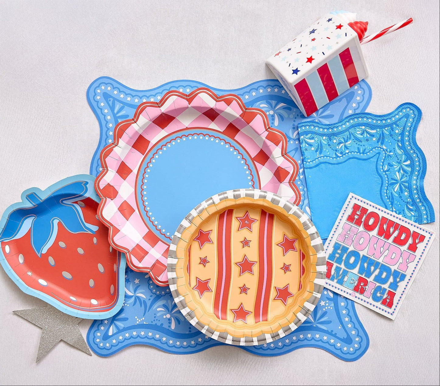 Miss American Pie Dessert Plate (10 ct)