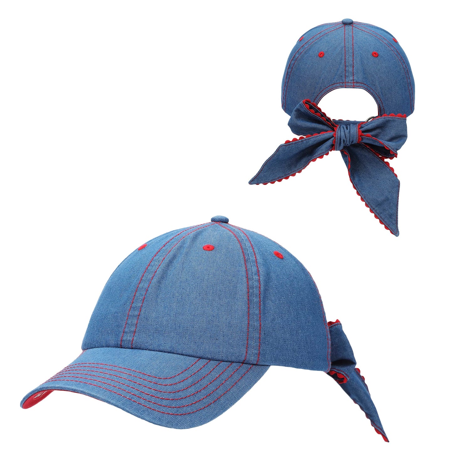 Big Bow Energy Denim Hat