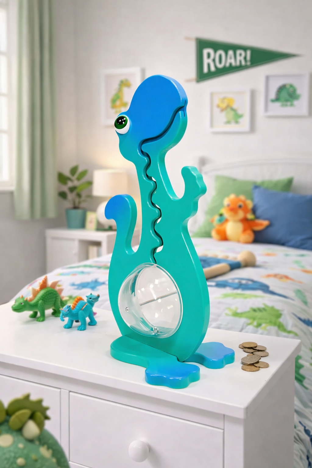 20" Aqua Dinosaur