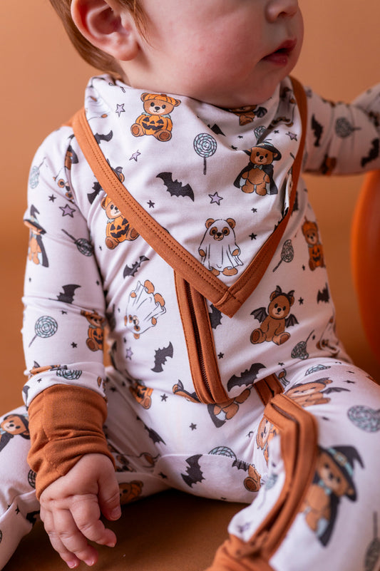 Boo Bear Bash Bandana Bib