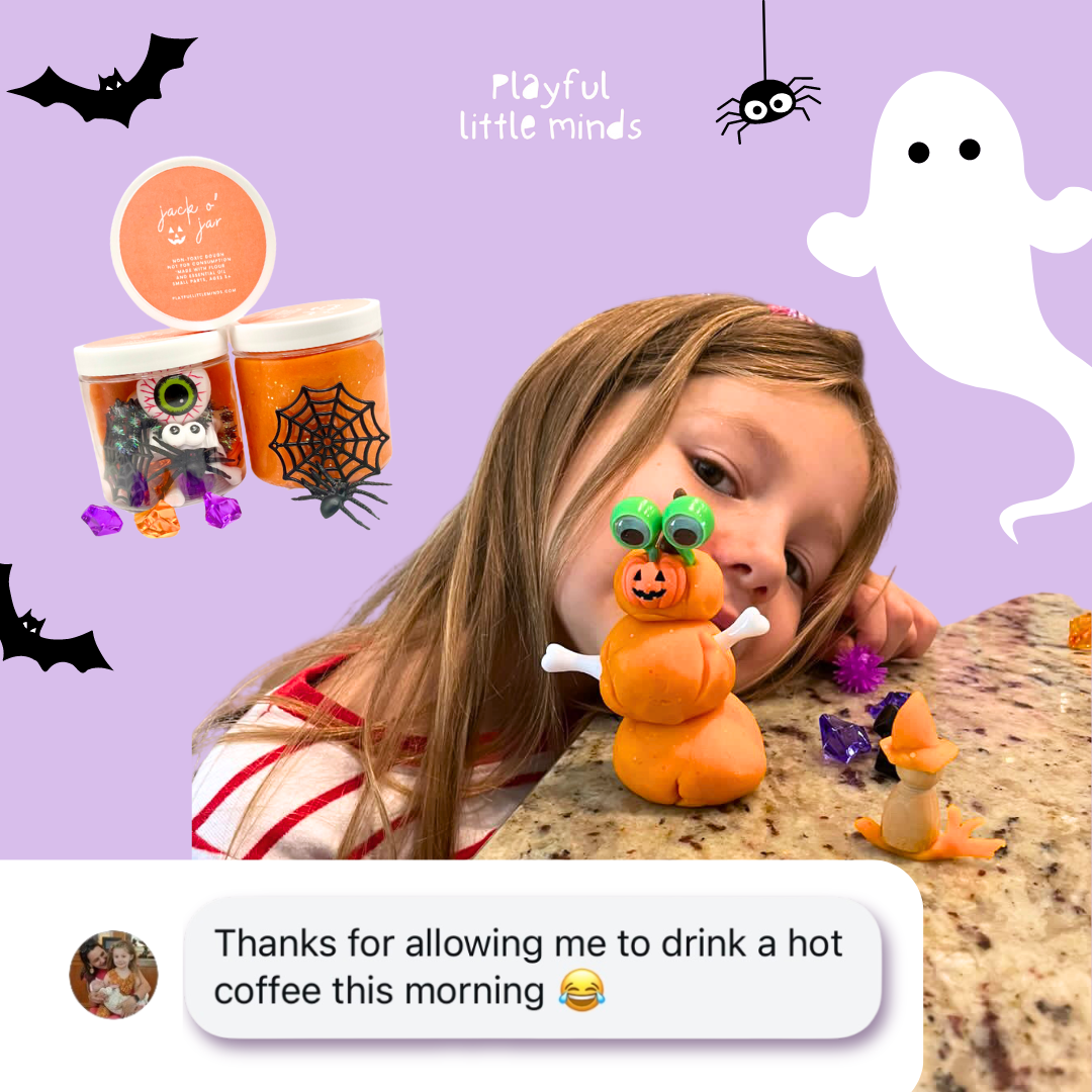 Halloween Pumpkin Playdough Sensory Kit