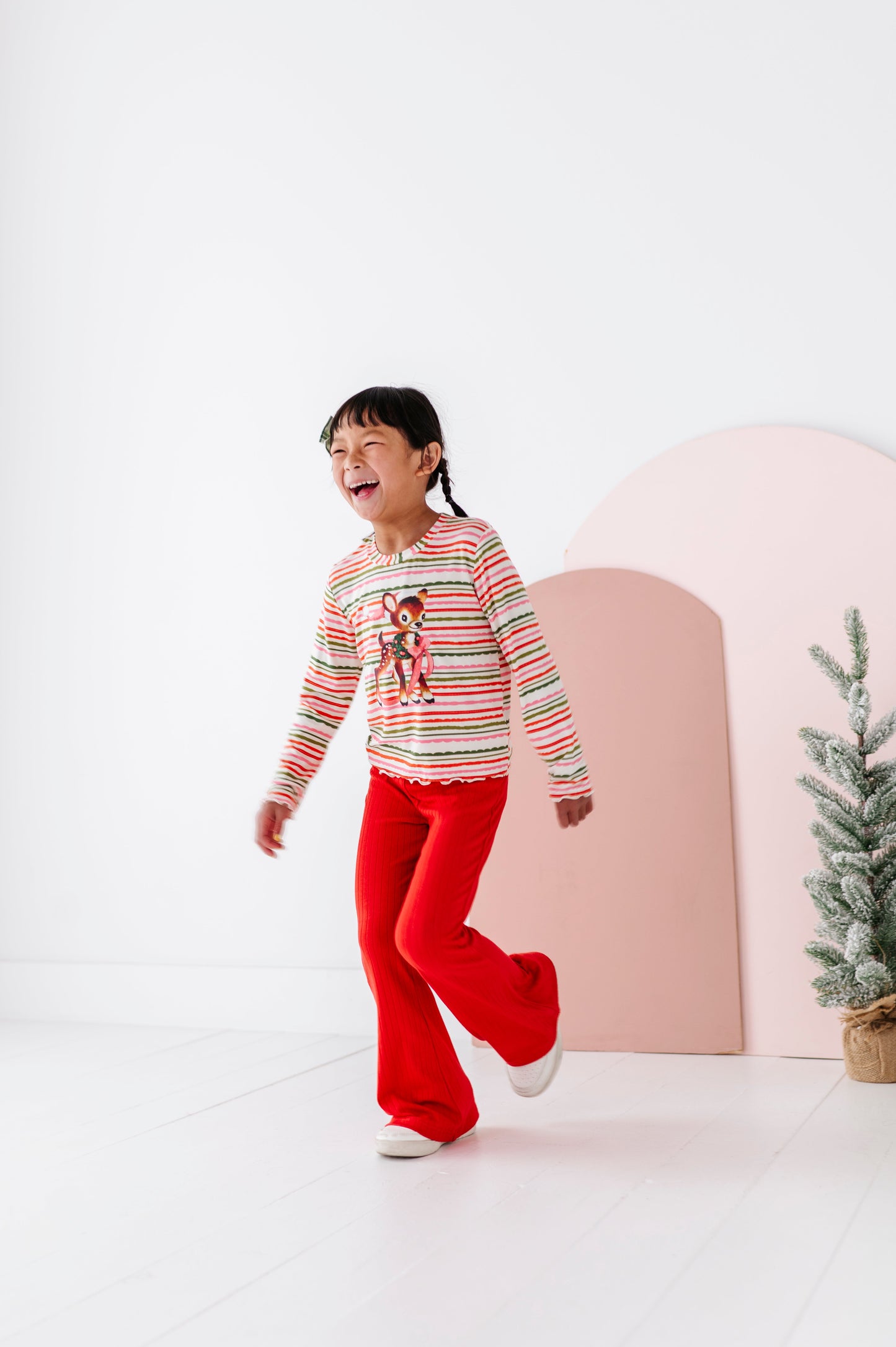 Vintage Reindeer | Bamboo Long Sleeve