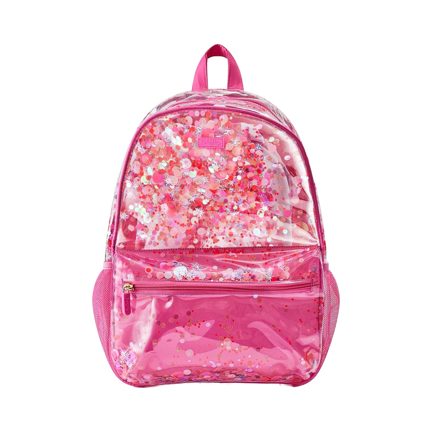 Clear Sweet Tart Pink Confetti Backpack