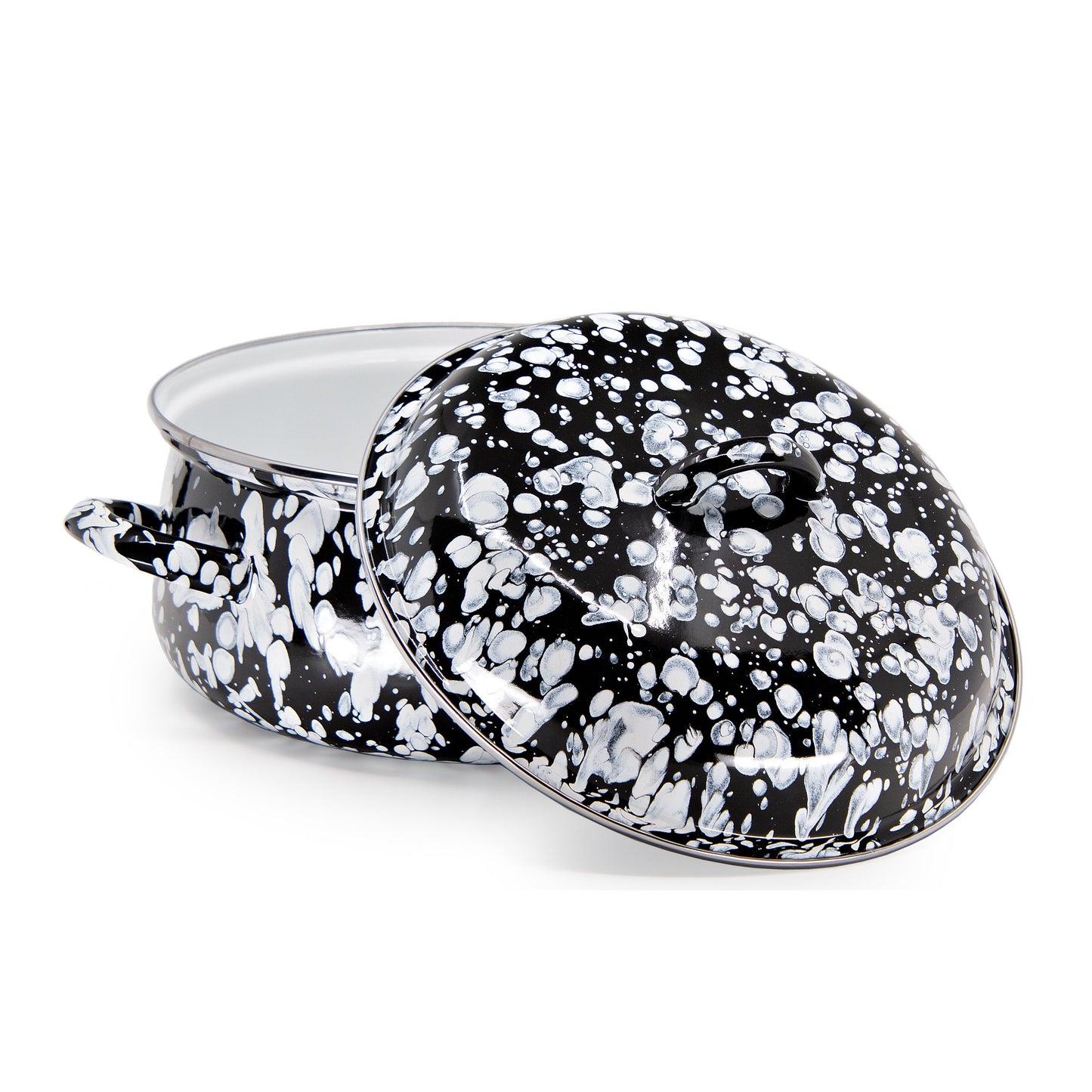 Black Swirl Dutch Oven