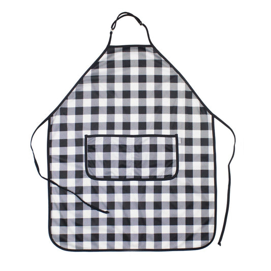 White Buffalo Plaid Apron - fits sizes youth small through adult 2XL