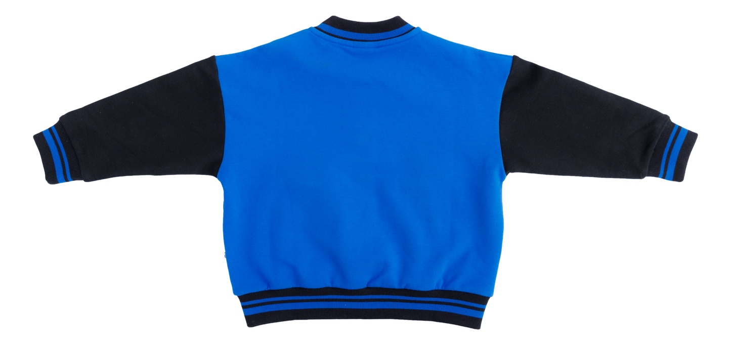 Blue And Black Varsity Jacket