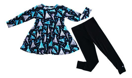 Bowie Birdie Peplum Set
