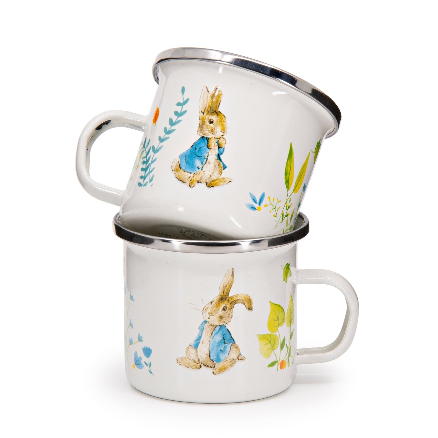 Spring Leaves Child Mugs - Set of 4