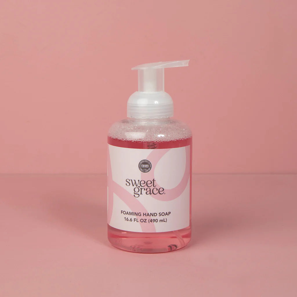 Sweet Grace Foaming Hand Soap – 16.6 oz Moisturizing Aloe Soap | Bossier City Louisiana Gift Boutique