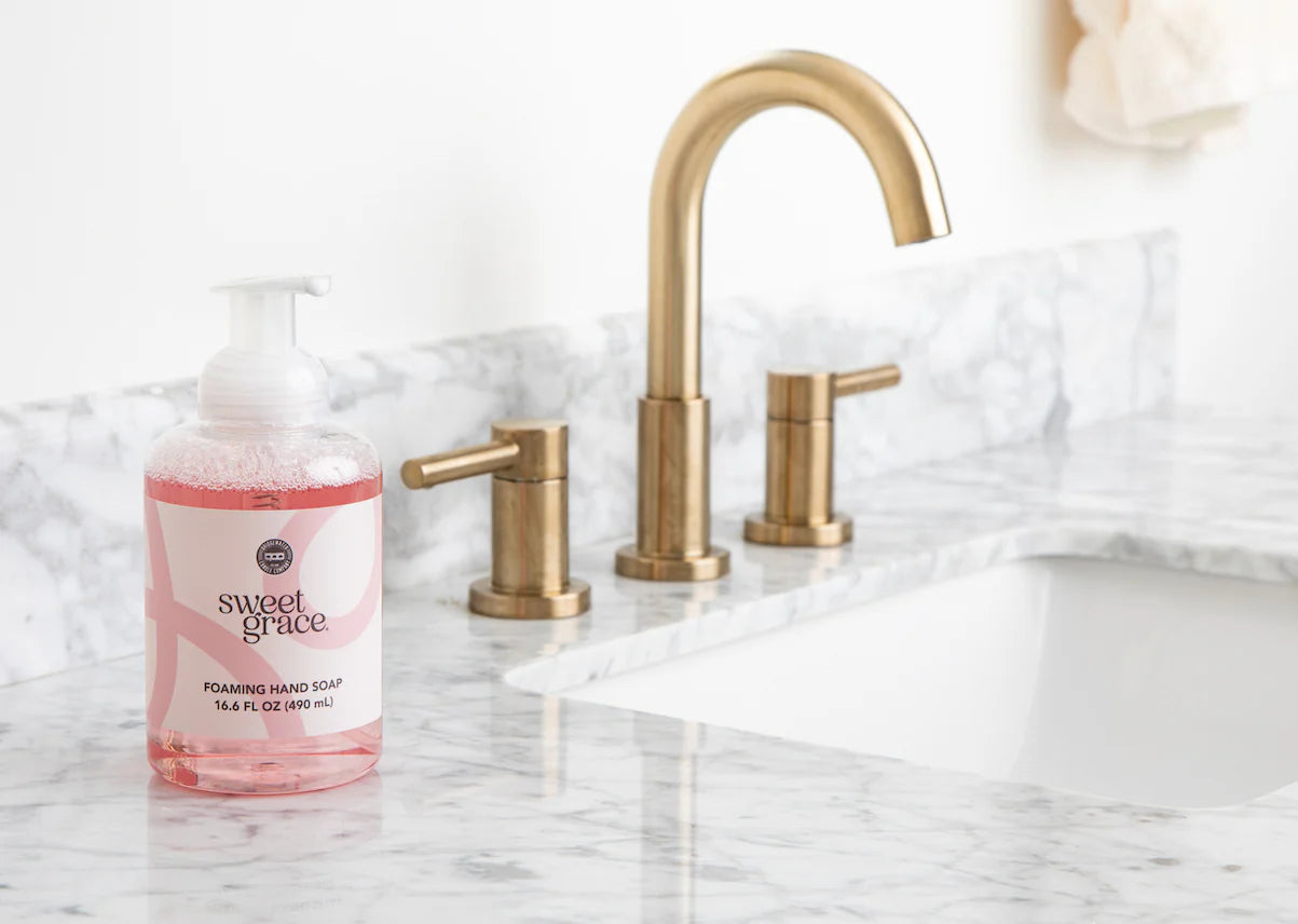 Sweet Grace Foaming Hand Soap – 16.6 oz Moisturizing Aloe Soap | Bossier City Louisiana Gift Boutique