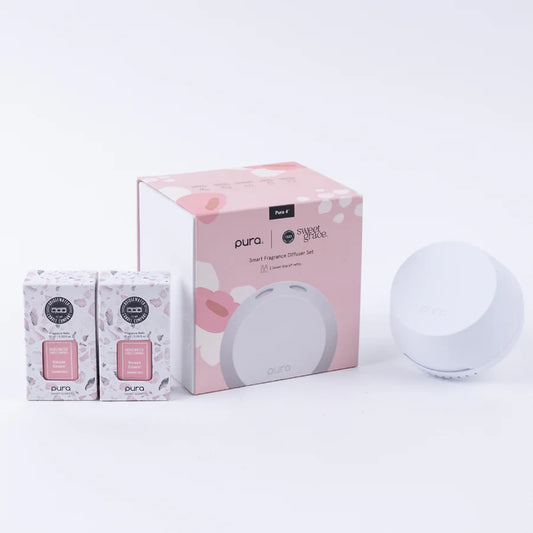 Pura + Bridgewater Sweet Grace Lover’s Kit – Smart Home Fragrance Diffuser Set