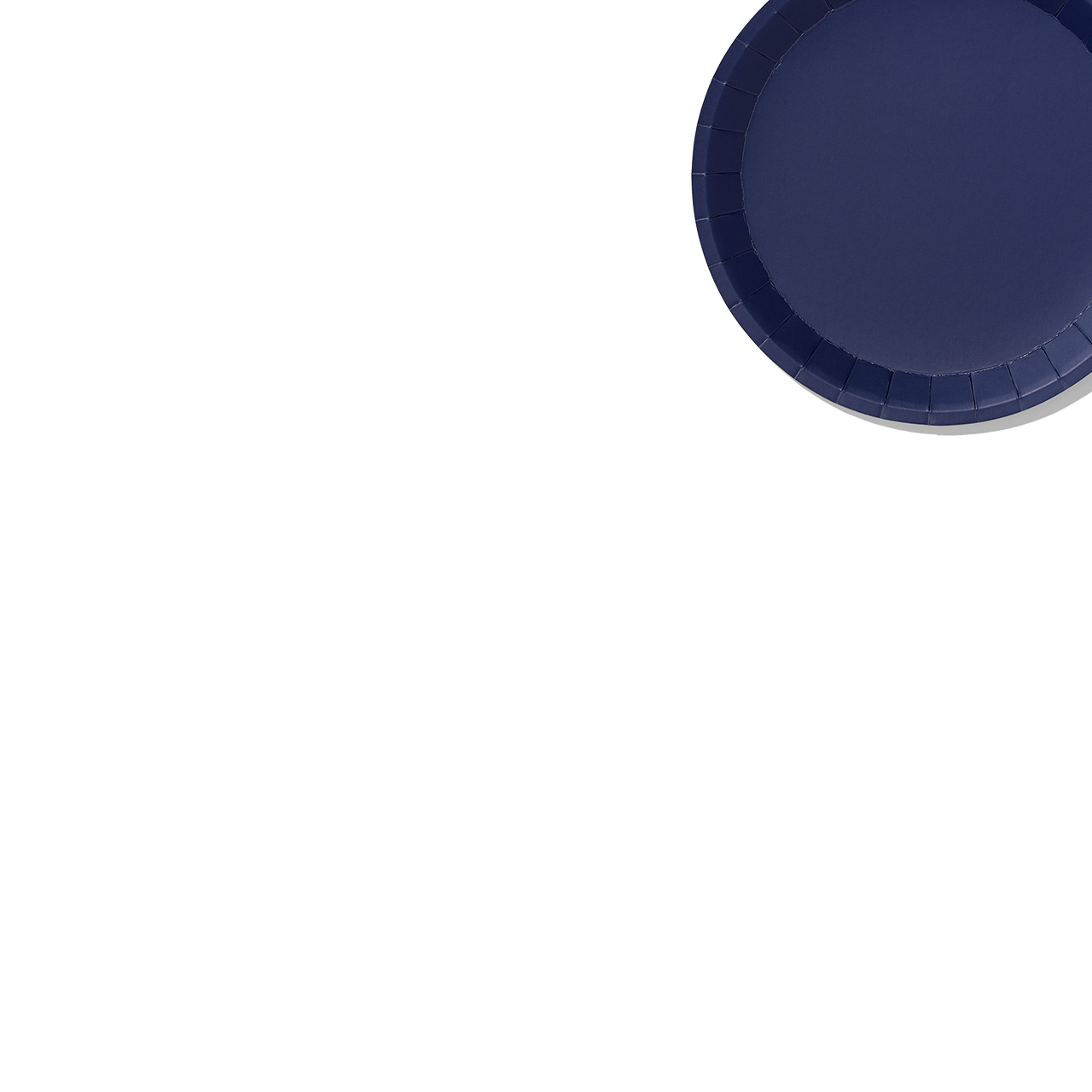 Navy Classic Small Plates (10 per pack)