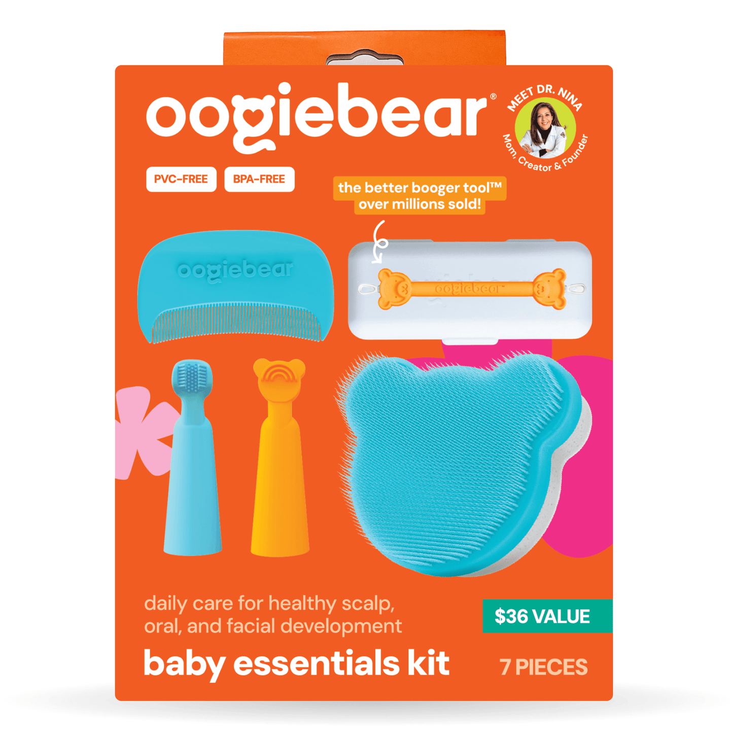 oogiebear baby essentials kit (7-piece)