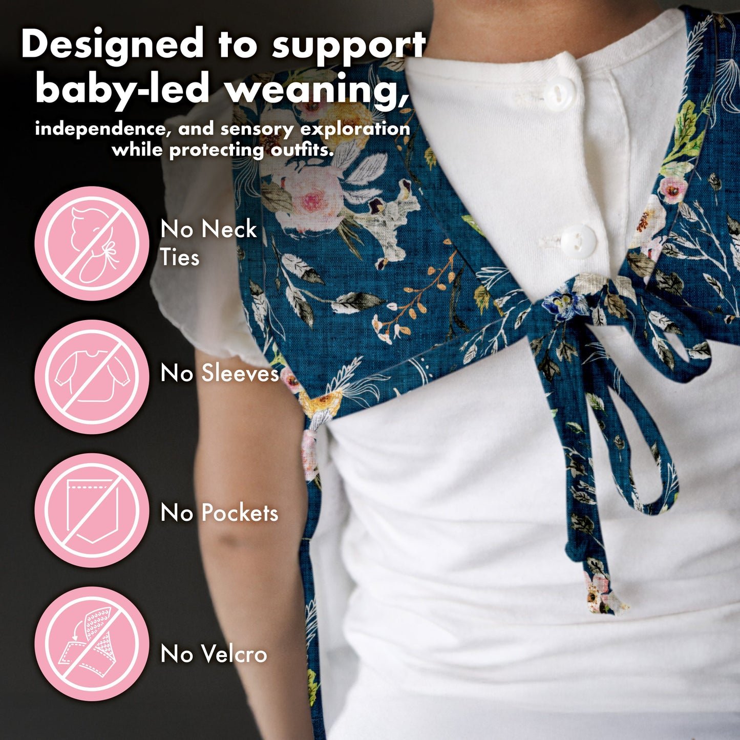 Boho Floral Bapron