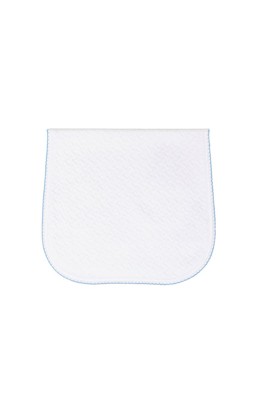 Basket Weave Baby Burp Cloth