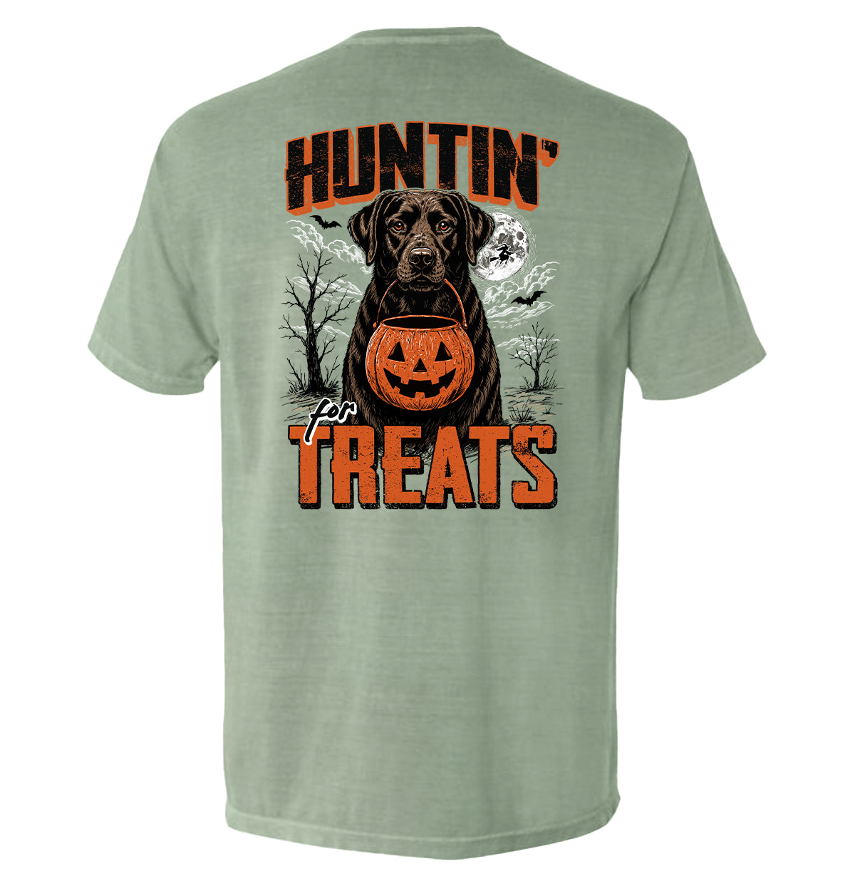 Huntin' For Treats Chocolate Lab