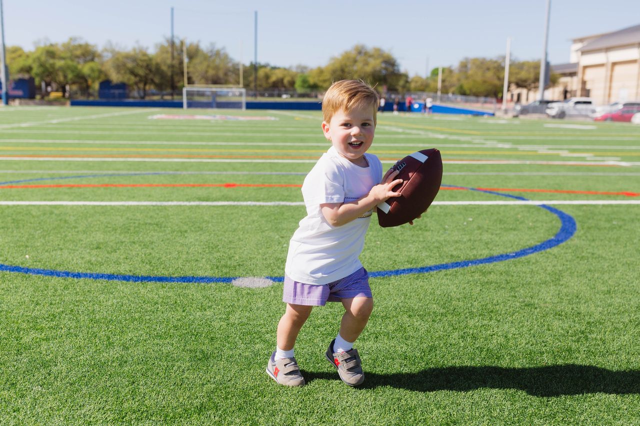 Boys Purple Tiger Smocked Short Set – LSU-Inspired Boys Game Day Outfit | The Prissy Pelican Boutique Bossier City, LA