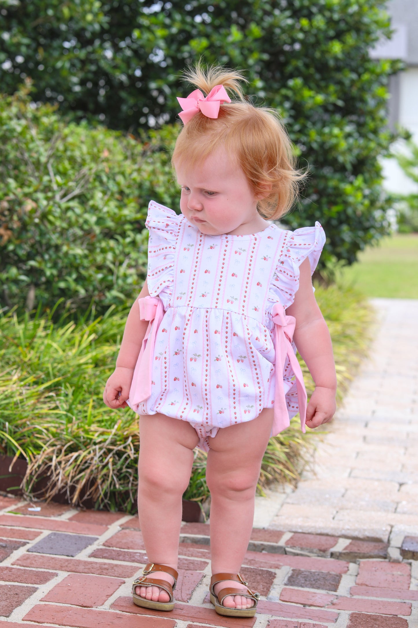 Girls Berry Sweet Ruffle Bubble